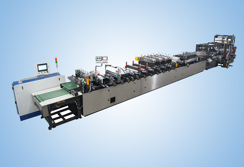 HM-600C three side sealing and double independent bag making machine (three traction, CCD and storage rack)